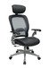 Taylor Mesh Back Leather Seat Chair with Headrest