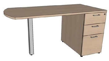 Premiere Radius Desk