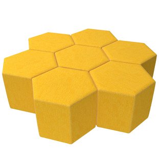 Beehive Ottoman Set